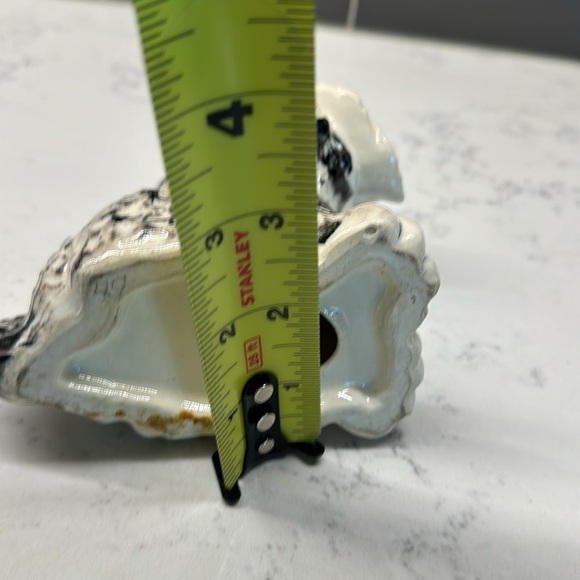 Vintage Ceramic Terrier Dog Vintage Ceramic Dog Figure | Black and White - Picture 7 of 7